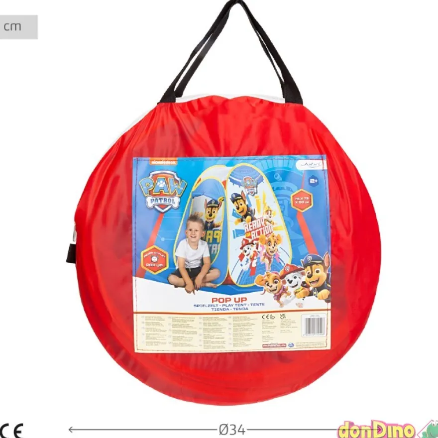 Tienda pop up patrulla canina 75x75x90 cm.