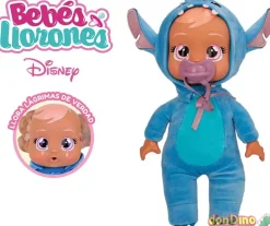 Tiny cuddles bebes llorones stitch disney