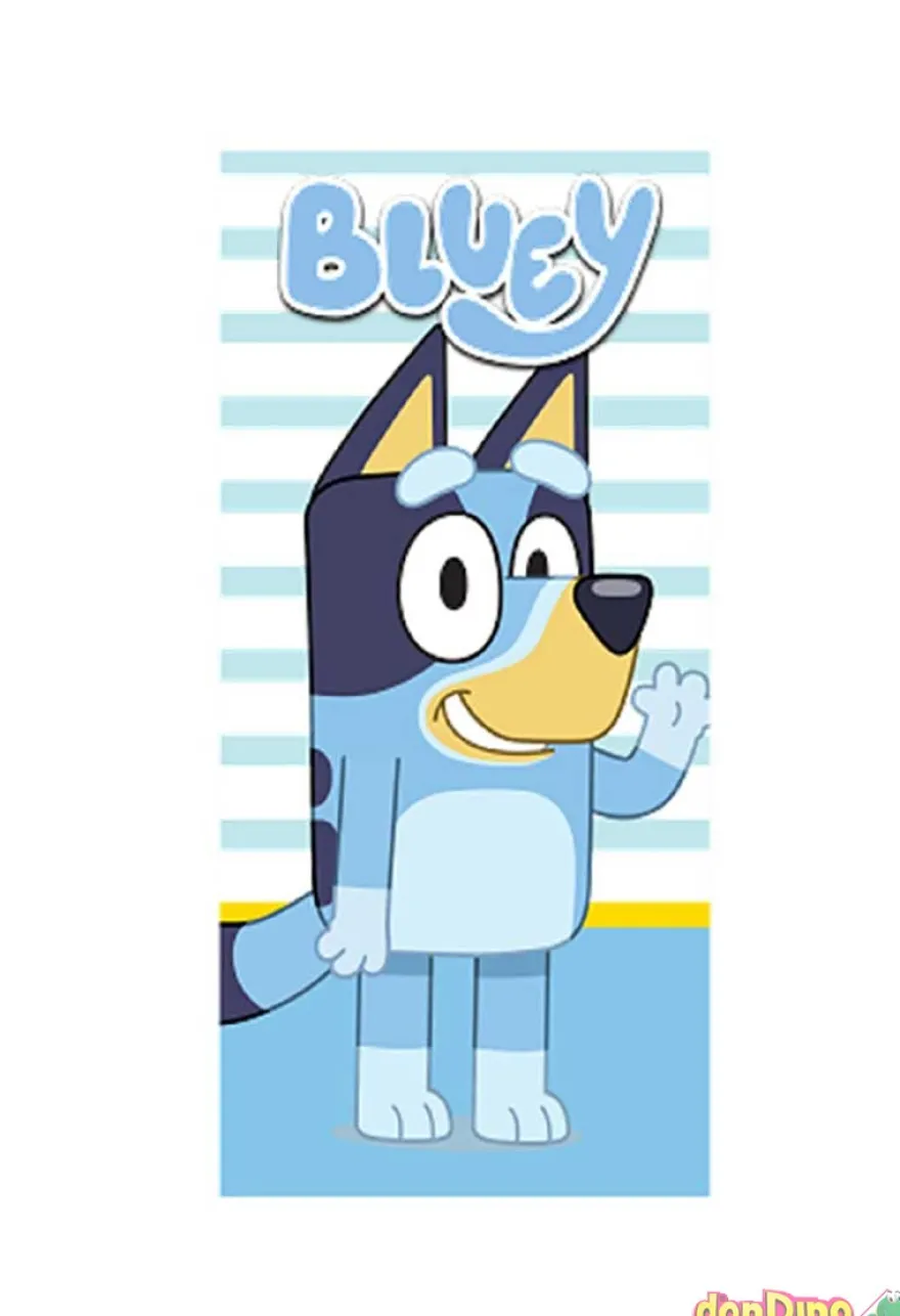 Toalla playa bluey 70x140 cm. 100% poliester