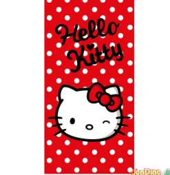 Toalla playa hello kitty 70x140 cm. 100% poliester