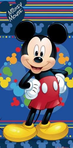 Toalla playa mickey mouse 70x140 cm 100% polyester