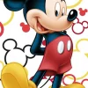 Toalla playa mickey 70x140 cm. 100% polyester