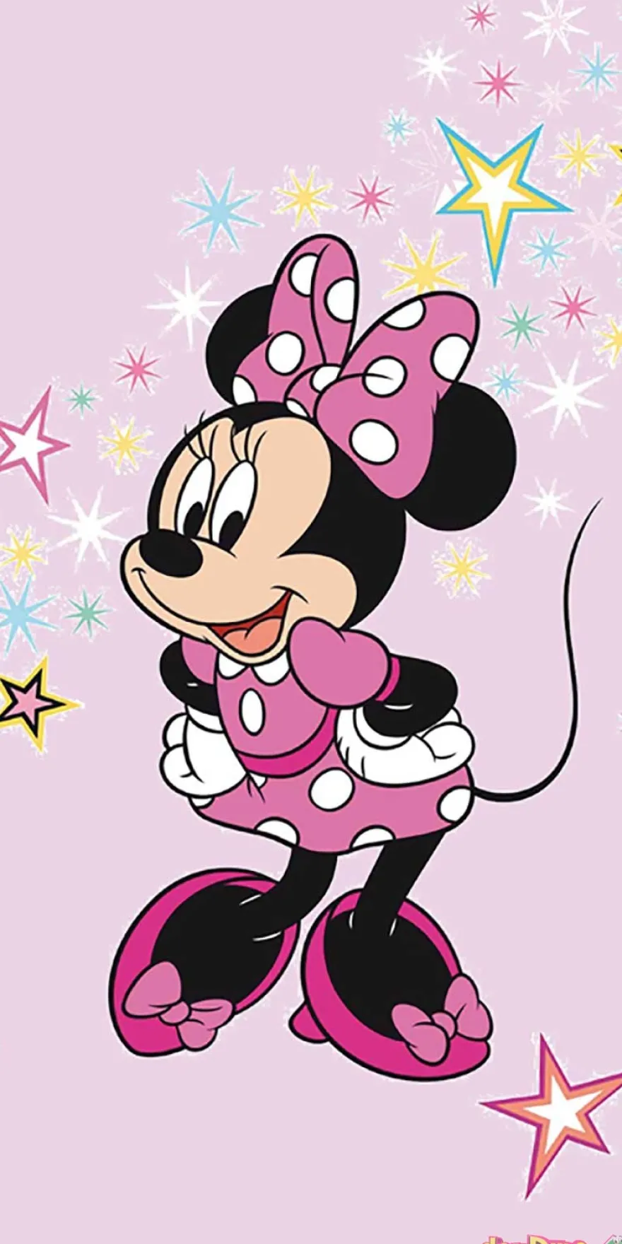 Toalla playa minnie mouse 70x140 cm 100% poliester