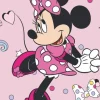Toalla playa minnie mouse 70x140 cm 100% polyester