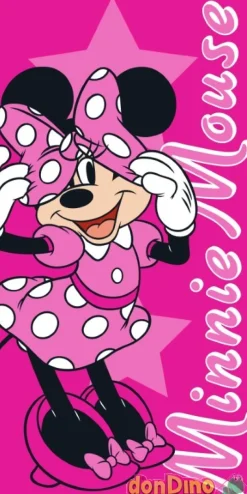 Toalla playa minnie mouse 70x140 cm 100% polyester