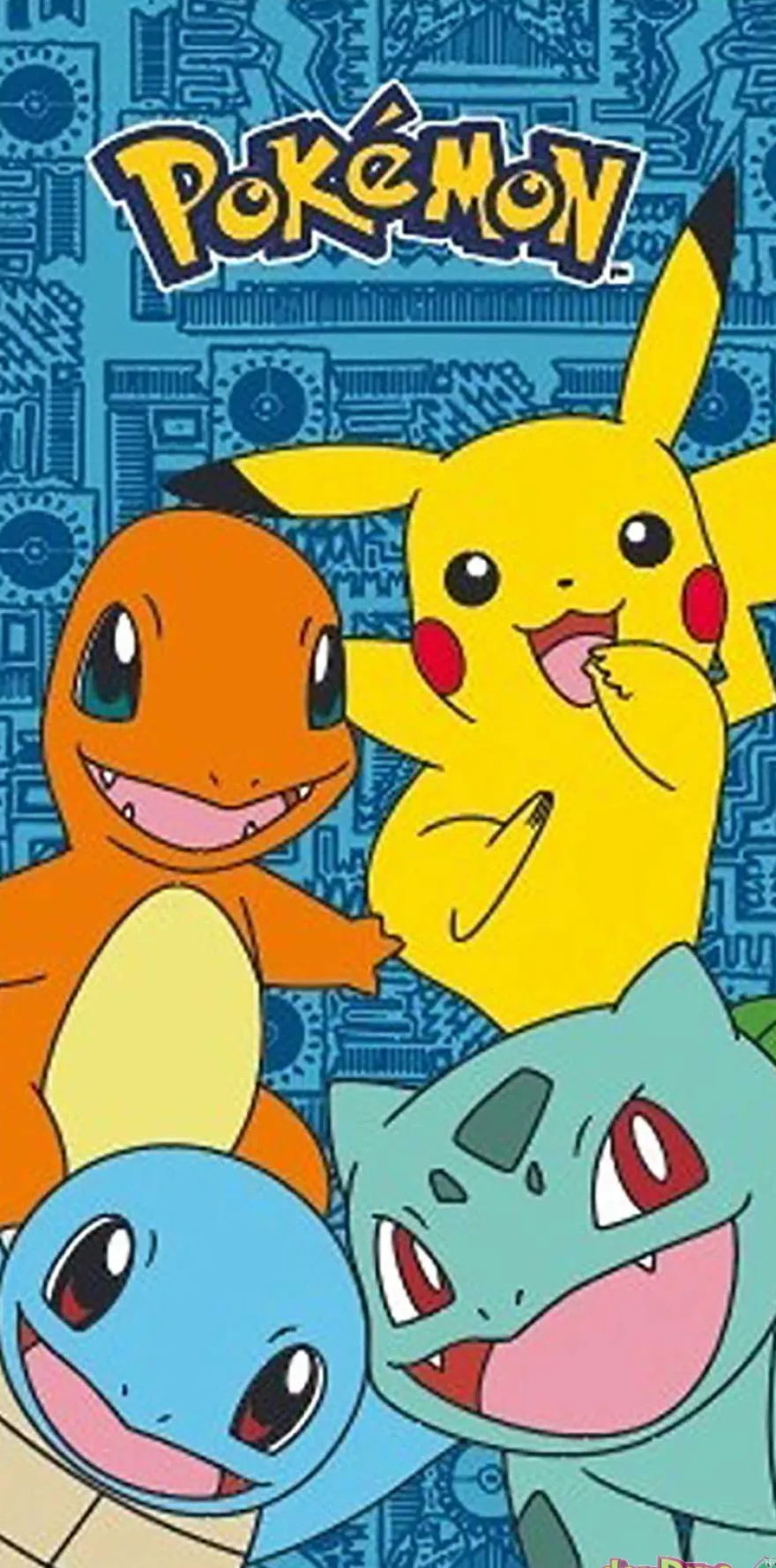 Toalla playa pokemon 70x140 cm. 100% poliester