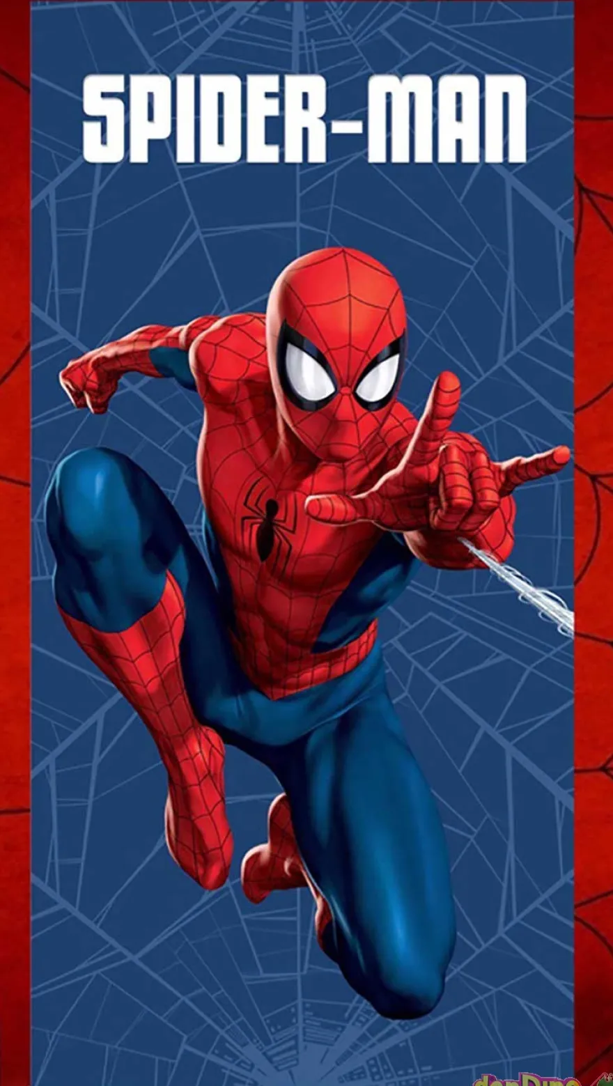 Toalla playa spider-man 70x140 cm. 100% algodon