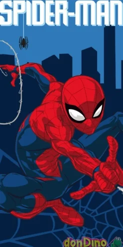 Toalla playa spider-man 70x140 cm. 100% polyester