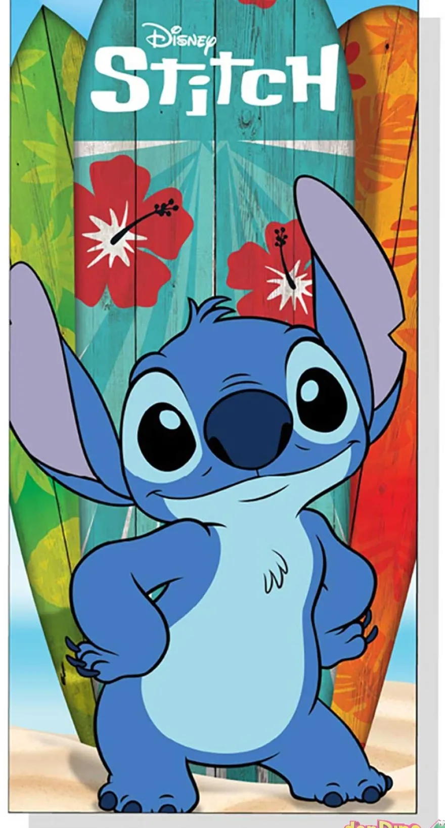 Toalla playa stitch 70x140 cm. 100% polyester
