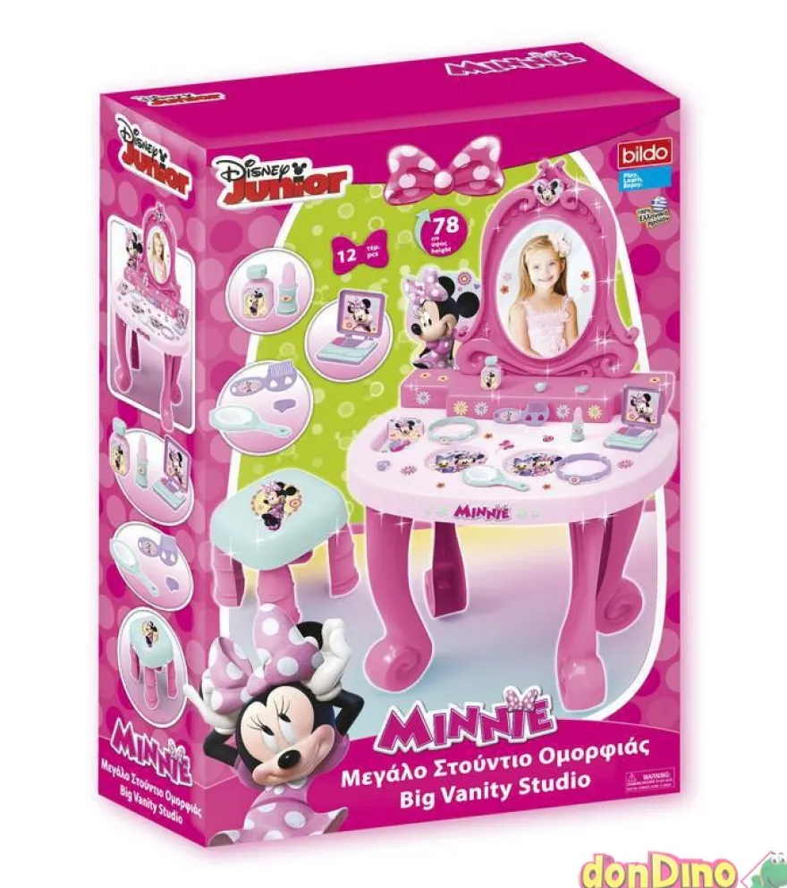 Tocador grande minnie 78 cm. 12 pzas.