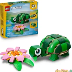 Tortuga con flor de nenufar lego creator 3 en 1 - 124 pzas.