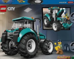 Tractor lego city 204 pzas.