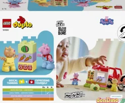 Tractor y mercado peppa pig lego duplo
