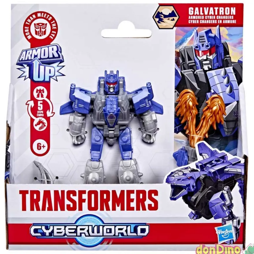Transformers cyberworld armor up surtido