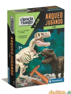 T-rex arqueojugando ciencia y juego lab - brilla en la oscuridad