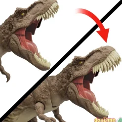 T-rex ataque bestial jurassic world sonido y movimiento