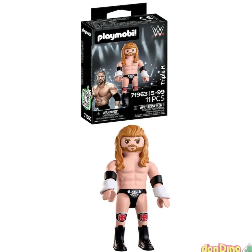 Triple h wwe playmobil 12 pzas.