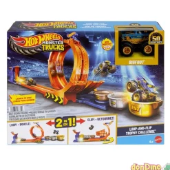 Trofeo challenge de loopings y giros hot wheels monster trucks - con bigfoot