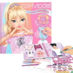 T-shirt designer cuaderno top model