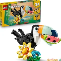 Tucán Tropical: Fauna Salvaje 3 en 1 Lego Creator 225 pzas.