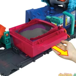 Tunel de lavado del supertiburon hot wheels city - con 1 vehículo