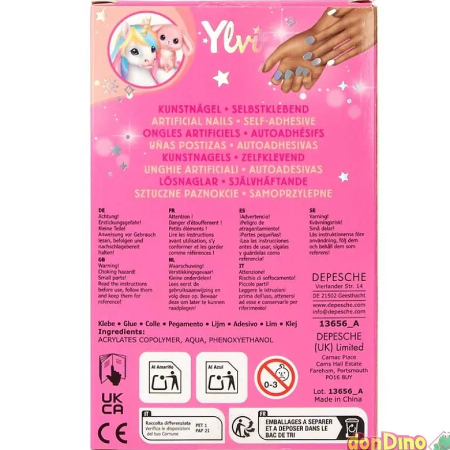 Uñas postizas ylvi top model