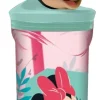 Vaso figurita 3d minnie c/cañita 360 ml.