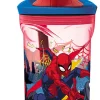 Vaso figurita 3d spider-man cañita 360 ml.