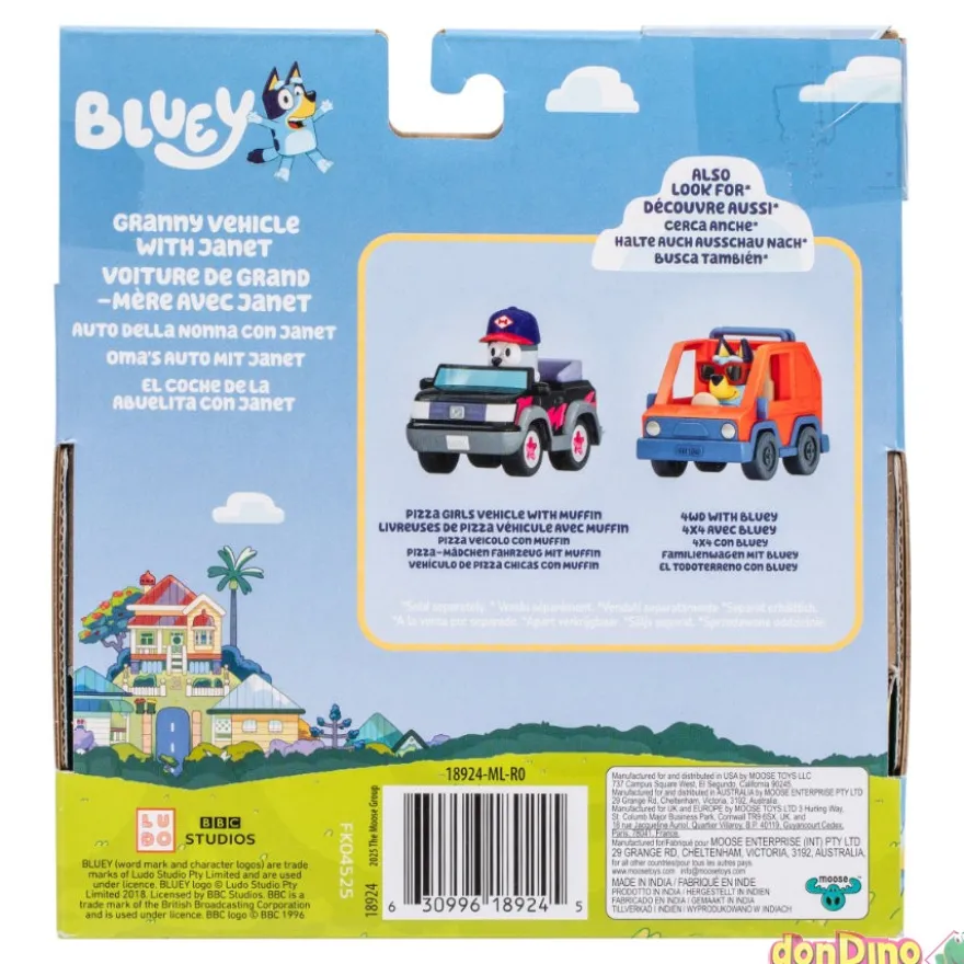 Vehículos Básicos Bluey Surtidos