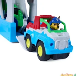 Vehiculo centro de mando dino patrulla canina: dino película - con 2 vehículos