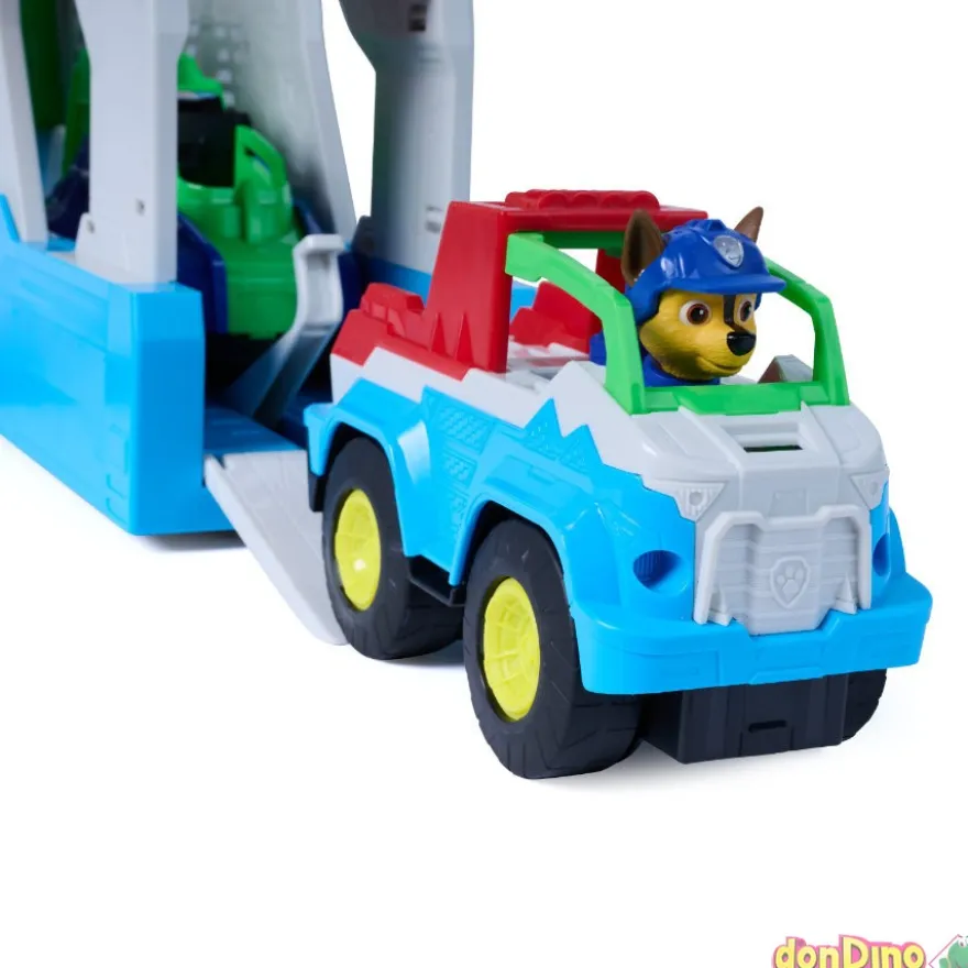 Vehiculo centro de mando dino patrulla canina: dino película - con 2 vehículos