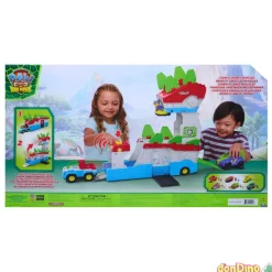 Vehiculo centro de mando dino patrulla canina: dino película - con 2 vehículos
