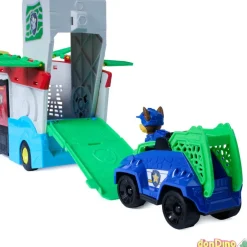 Vehiculo centro de mando dino patrulla canina: dino película - con 2 vehículos