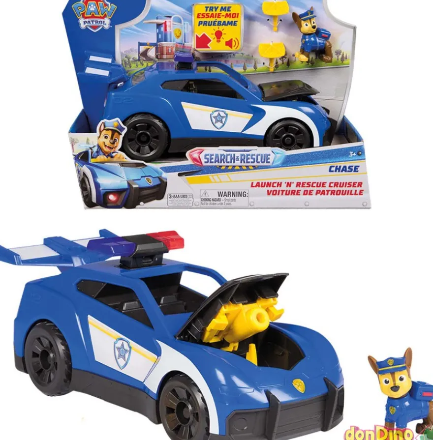 Vehiculo chase launch'n'rescue patrulla canina - luz y sonido