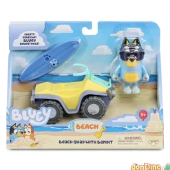 Vehiculo con figura bluey