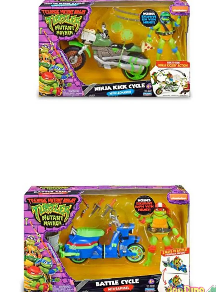 Vehiculo con figura tortugas ninja surtido
