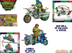 Vehiculo con figura tortugas ninja surtido