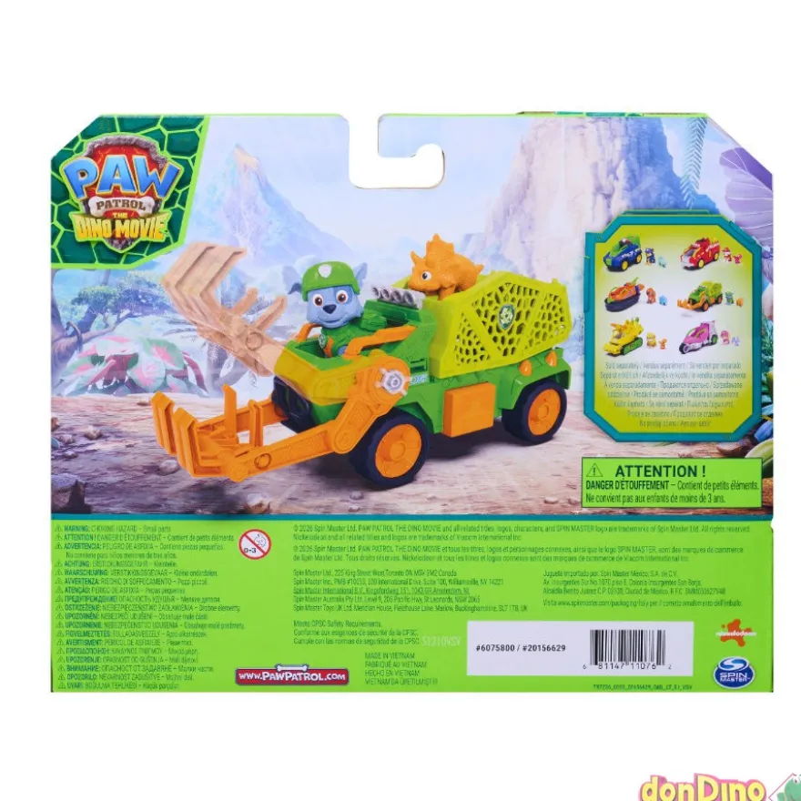 Vehiculo dino rescue patrulla canina: la dino película - surtidos