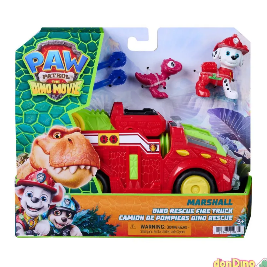 Vehiculo dino rescue patrulla canina: la dino película - surtidos