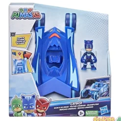 Vehiculo luminoso c/figura pj masks
