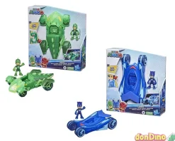Vehiculo luminoso c/figura pj masks