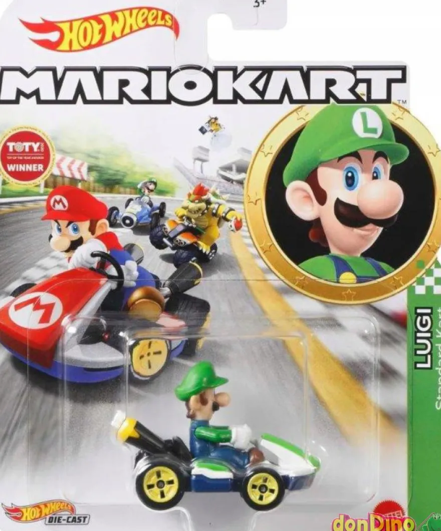 Vehiculo mario kart hot wheels surtidos