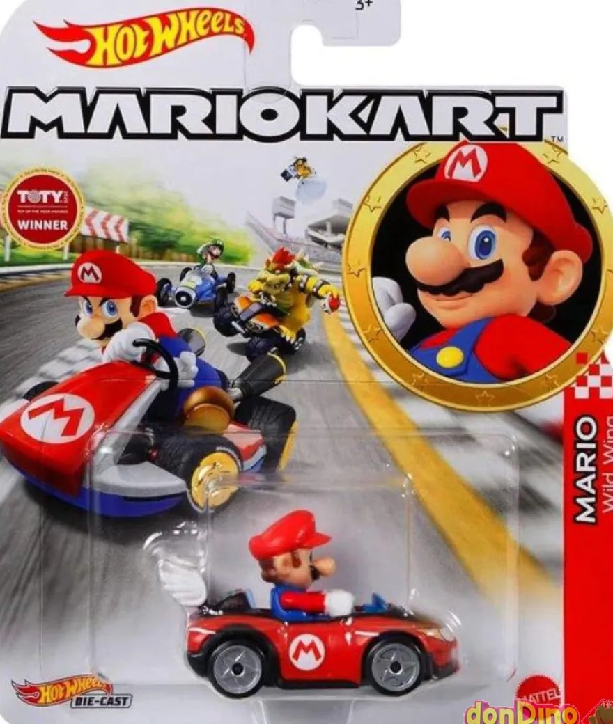 Vehiculo mario kart hot wheels surtidos