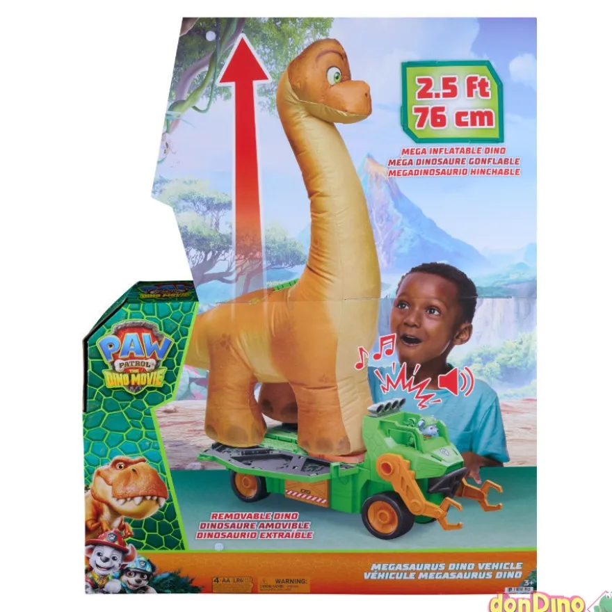 Vehiculo megasaurus dino patrulla canina: dino película - 76 cm. - con sonido
