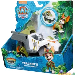 Vehiculo patrulla canina jungle sur c/figura - jungle pups