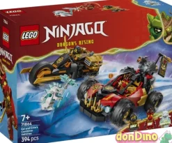 Vehiculos combinables de kai y cole lego ninjago - 394 pzas.