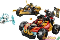 Vehiculos combinables de kai y cole lego ninjago - 394 pzas.