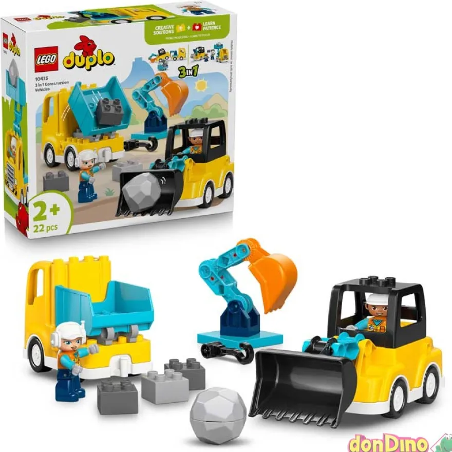 Vehiculos construccion 3 en 1 lego duplo