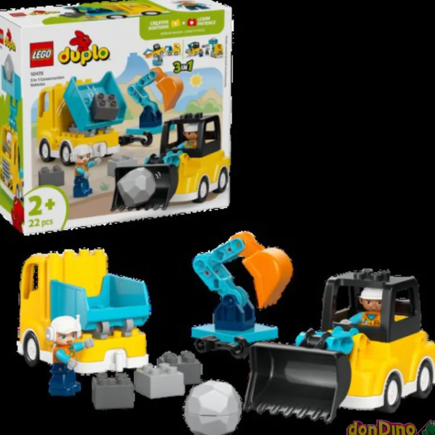Vehiculos construccion 3 en 1 lego duplo