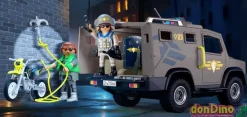 Vehiculo tactico fuerzas especiales playmobil - 56 pzas.